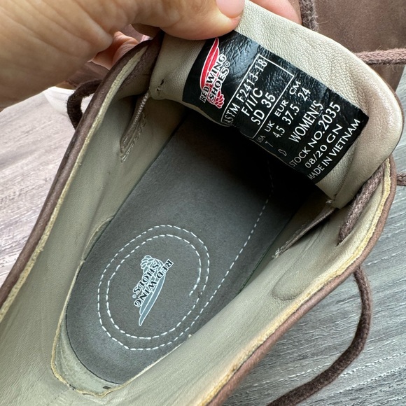 Redwing Zero G Lite Chukka Womens steel toe boots Size EU37.5/US7 EUC - Picture 9 of 9